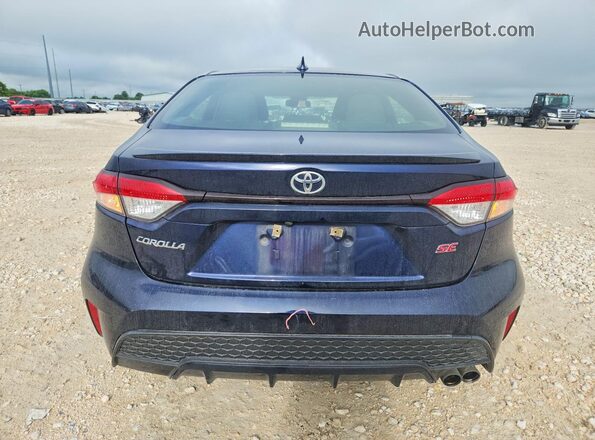 JTDS4MCE7MJ078593 2021 TOYOTA COROLLA Blue Rear view