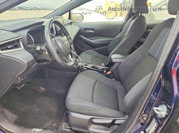 JTDS4MCE7MJ078593 2021 TOYOTA COROLLA Blue Front interior view
