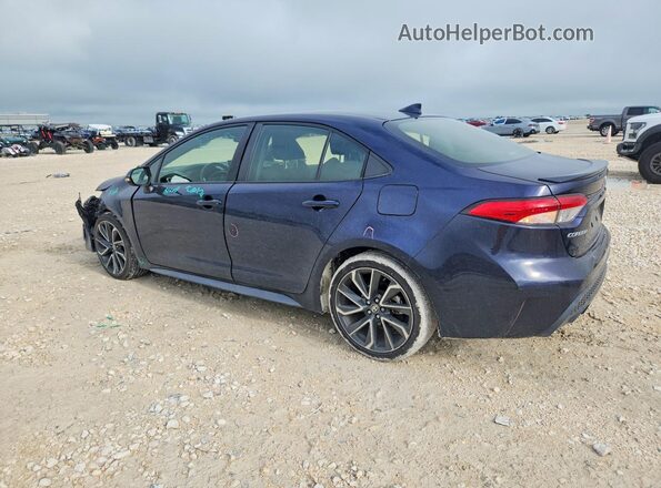 JTDS4MCE7MJ078593 2021 TOYOTA COROLLA Blue Rear left