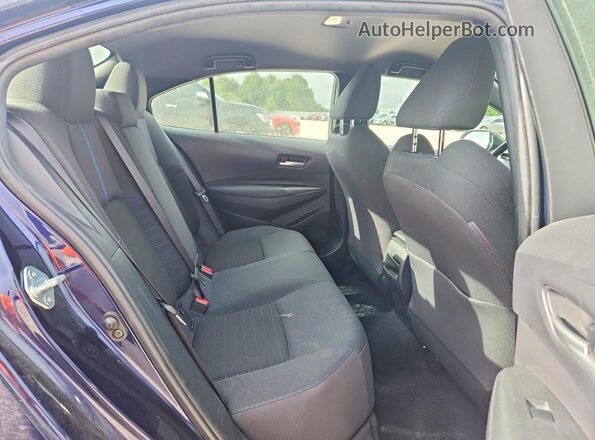 JTDS4MCE7MJ078593 2021 TOYOTA COROLLA Blue Rear seats view