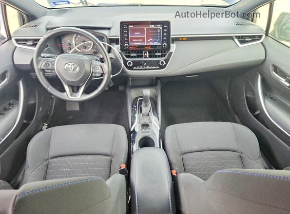JTDS4MCE7MJ078593 2021 TOYOTA COROLLA Blue Dashboard view