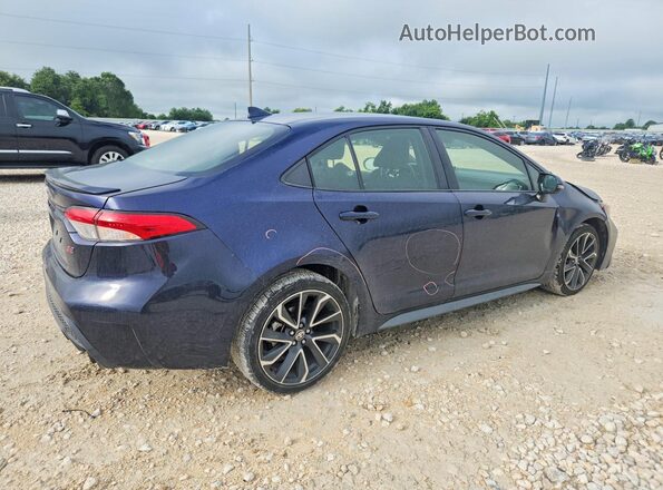 JTDS4MCE7MJ078593 2021 TOYOTA COROLLA Blue Rear right