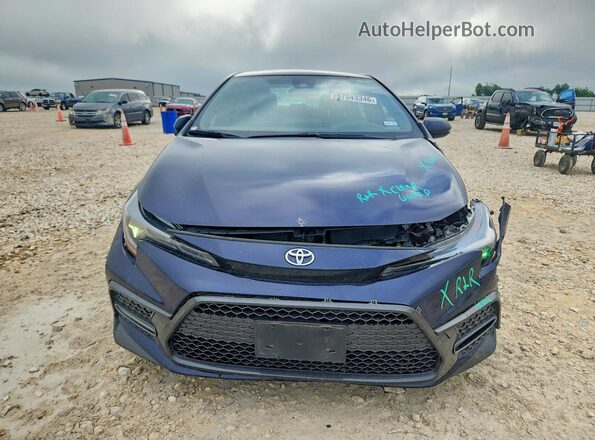 JTDS4MCE7MJ078593 2021 TOYOTA COROLLA Blue Front view
