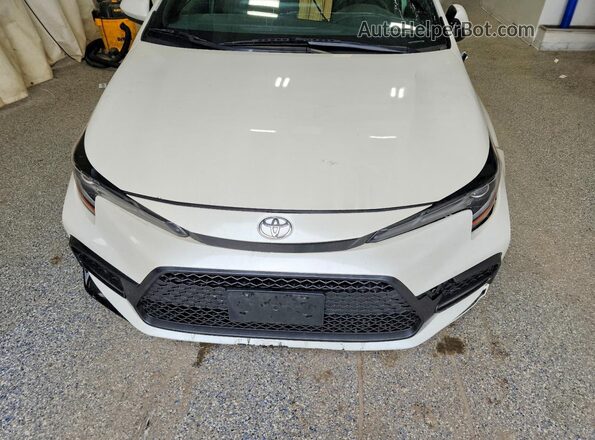 JTDS4MCE8MJ070518 2021 TOYOTA COROLLA Белый Вид задней части салона