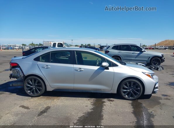 JTDS4MCE8RJ106960 2024 TOYOTA COROLLA Серебряный Вид задней части салона