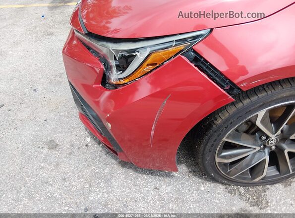 JTDS4MCE9MJ056353 2021 TOYOTA COROLLA Red Դիմացի տեսք