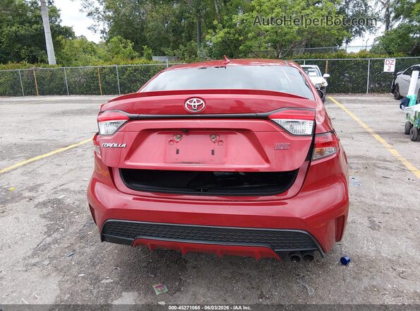 JTDS4MCE9MJ056353 2021 TOYOTA COROLLA Red 