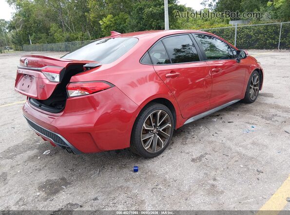 JTDS4MCE9MJ056353 2021 TOYOTA COROLLA Red Հետևի աջ