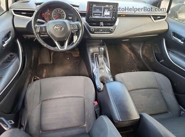 JTDS4MCE9NJ087023 2022 TOYOTA COROLLA Charcoal Առջևի վահանակի տեսք