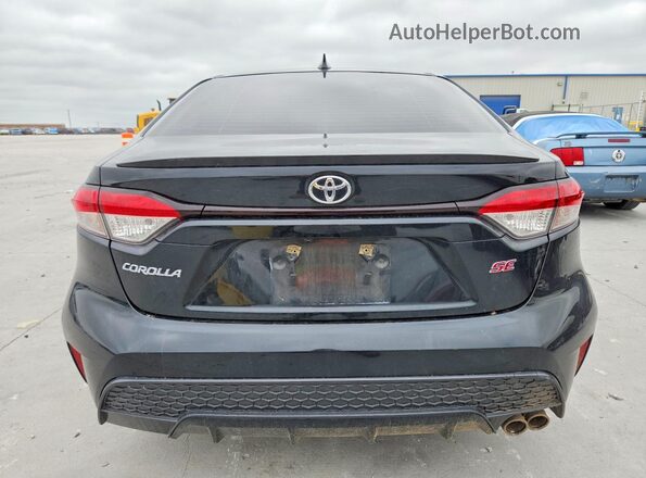 JTDS4MCEXMJ065059 2021 TOYOTA COROLLA Black Rear view