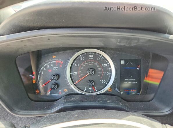JTDS4MCEXN3510230 2022 TOYOTA COROLLA Silver Instrument cluster view