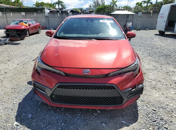 JTDS4RCE0LJ003746 2020 TOYOTA COROLLA Red Դիմացի տեսք