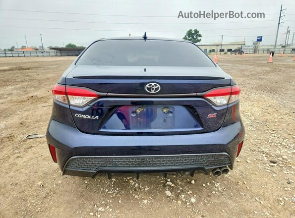 JTDS4RCE0LJ009742 2020 TOYOTA COROLLA Blue Հետևի տեսք