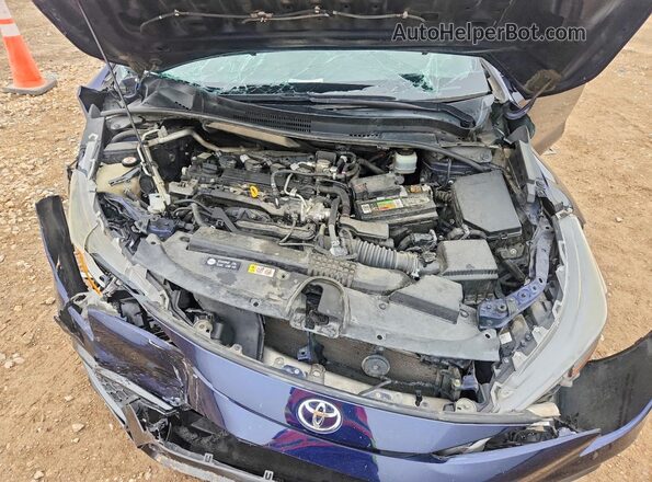 JTDS4RCE0LJ009742 2020 TOYOTA COROLLA Blue Սալոնի հետևի տեսք