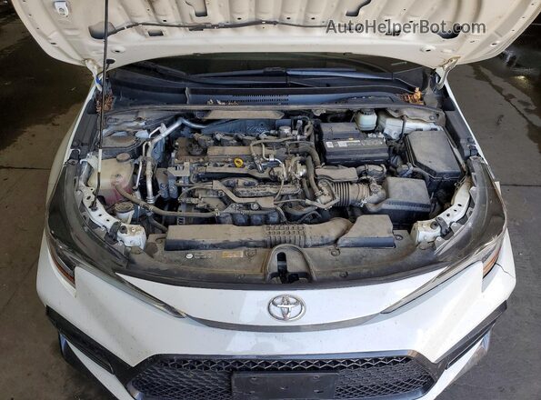 JTDS4RCE0LJ011510 2020 TOYOTA COROLLA White Սալոնի հետևի տեսք