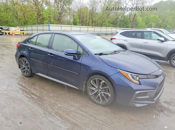 JTDS4RCE1LJ004579 2020 TOYOTA COROLLA Blue Առջևի աջ