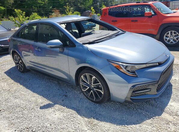 JTDS4RCE1LJ035217 2020 TOYOTA COROLLA Blue 