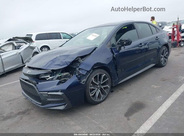 JTDS4RCE3LJ038006 2020 TOYOTA COROLLA Dark Blue წინა მარცხენა ხედი სამი მეოთხედიდან