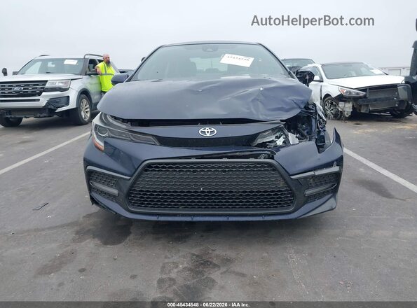 JTDS4RCE3LJ038006 2020 TOYOTA COROLLA Dark Blue ხელსაწყოთა პანელის ხედი