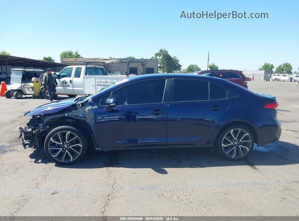 JTDS4RCE4LJ001952 2020 TOYOTA COROLLA Blue Widok wnętrza 360 stopni