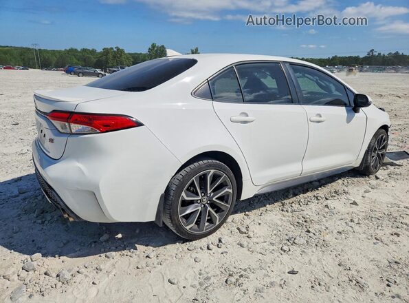JTDS4RCE4LJ009078 2020 TOYOTA COROLLA White Trasero derecho