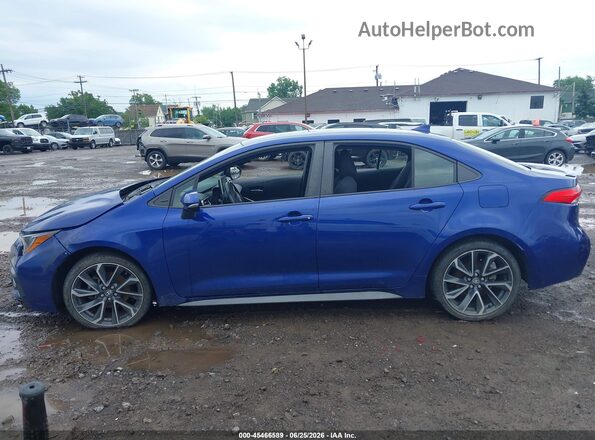 JTDS4RCE4LJ019884 2020 TOYOTA COROLLA Blue Սալոնի հետևի տեսք