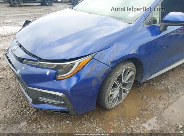 JTDS4RCE4LJ019884 2020 TOYOTA COROLLA Blue Դիմացի տեսք