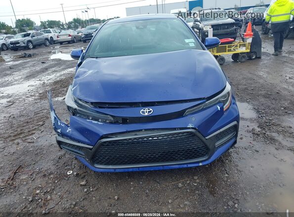 JTDS4RCE4LJ019884 2020 TOYOTA COROLLA Blue Առջևի վահանակի տեսք
