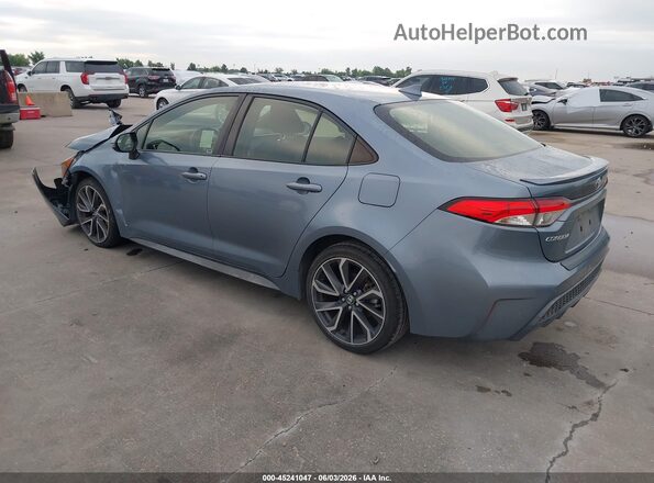 JTDS4RCE4LJ020758 2020 TOYOTA COROLLA Blue Задня ліва чверть