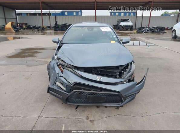 JTDS4RCE4LJ020758 2020 TOYOTA COROLLA Blue Вид спереду