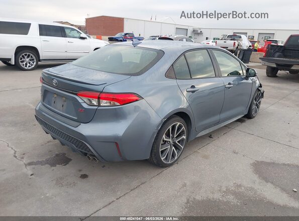JTDS4RCE4LJ020758 2020 TOYOTA COROLLA Blue Задня права чверть