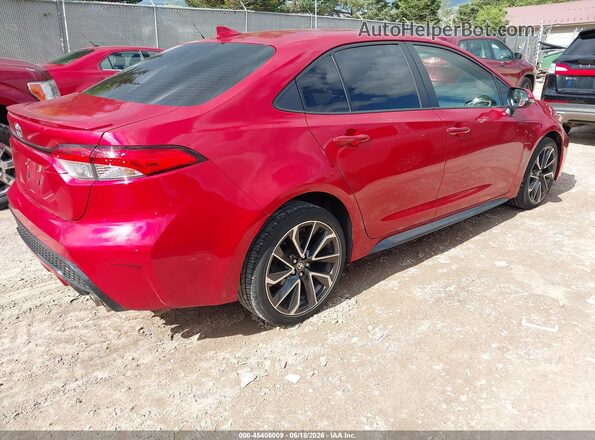 JTDS4RCE5LJ013415 2020 TOYOTA COROLLA Burgundy Հետևի աջ