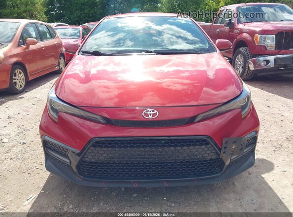JTDS4RCE5LJ013415 2020 TOYOTA COROLLA Burgundy Սարքավորումների վահանակի տեսք