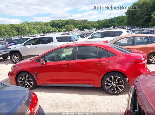 JTDS4RCE5LJ013415 2020 TOYOTA COROLLA Burgundy Սալոնի 360 աստիճան տեսք