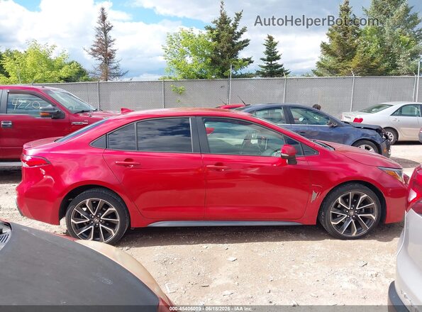 JTDS4RCE5LJ013415 2020 TOYOTA COROLLA Burgundy Սալոնի հետևի տեսք