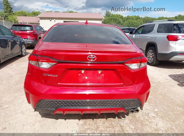JTDS4RCE5LJ013415 2020 TOYOTA COROLLA Burgundy 