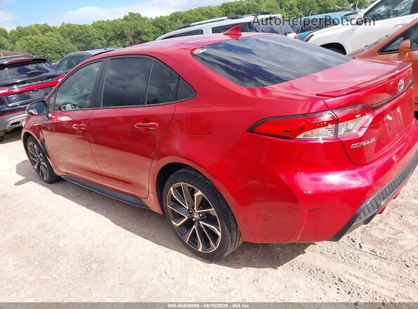 JTDS4RCE5LJ013415 2020 TOYOTA COROLLA Burgundy Հետևի ձախ