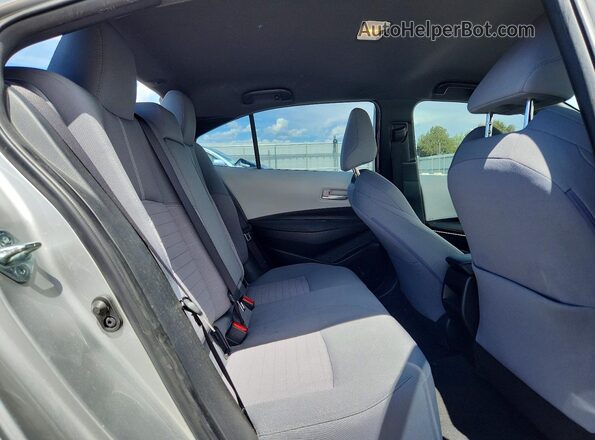JTDS4RCE5LJ021417 2020 TOYOTA COROLLA Silver Rear seats view