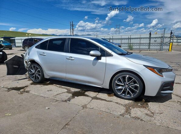 JTDS4RCE5LJ021417 2020 TOYOTA COROLLA Silver Front right