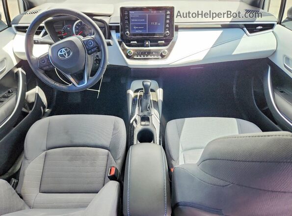 JTDS4RCE5LJ021417 2020 TOYOTA COROLLA Silver Dashboard view