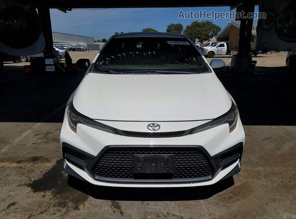 JTDS4RCE5LJ036712 2020 TOYOTA COROLLA White Widok z przodu