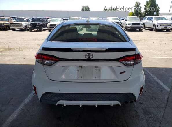 JTDS4RCE5LJ036712 2020 TOYOTA COROLLA White Widok z tyłu