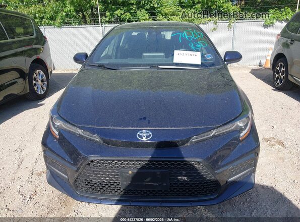 JTDS4RCE6LJ028148 2020 TOYOTA COROLLA Синий Вид щитка приборов