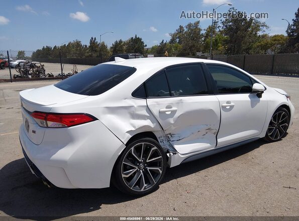 JTDS4RCE6LJ029283 2020 TOYOTA COROLLA White წინა ხედი