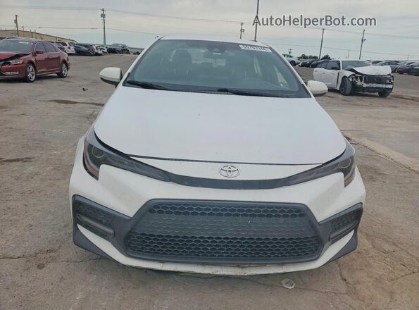 JTDS4RCE7LJ003114 2020 TOYOTA COROLLA White Widok z przodu
