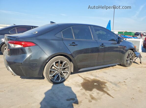 JTDS4RCE7LJ035092 2020 TOYOTA COROLLA Черный Задняя правая четверть