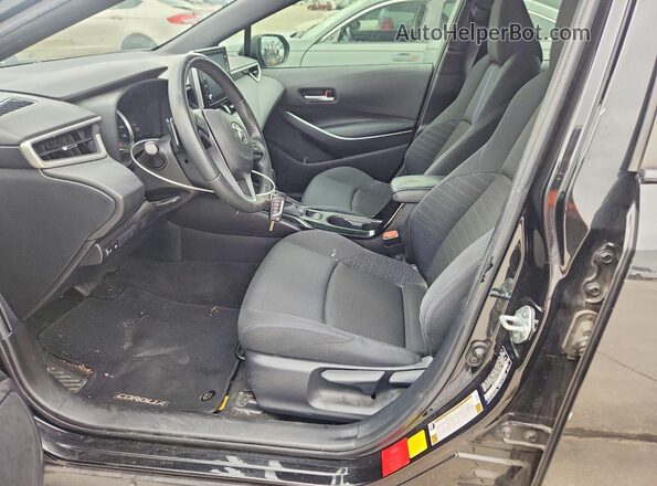 JTDS4RCE7LJ035108 2020 TOYOTA COROLLA Black წინა სალონის ხედი