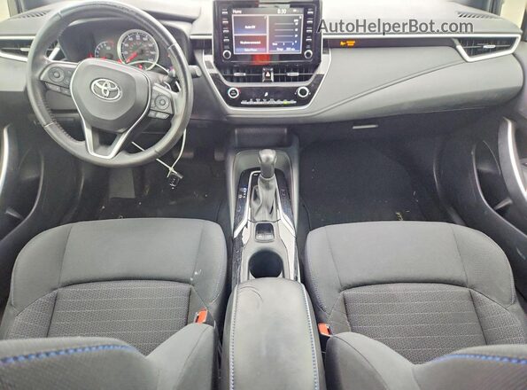 JTDS4RCE7LJ035108 2020 TOYOTA COROLLA Black წინა პანელის ხედი