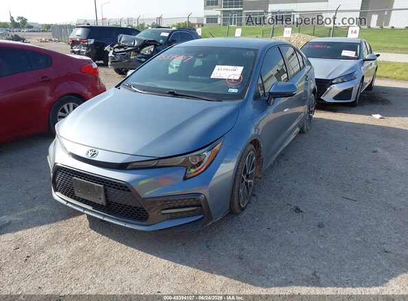 JTDS4RCE7LJ049235 2020 TOYOTA COROLLA Blue Przód lewy