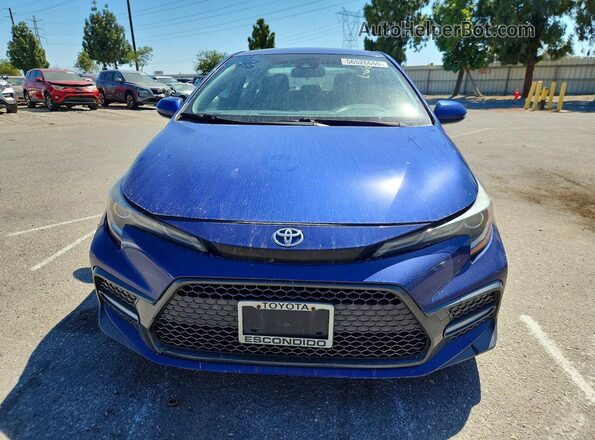 JTDS4RCE8LJ008502 2020 TOYOTA COROLLA Blue 